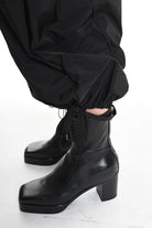 4B W5189 TROUSER Over Nylon Black WOMAN LA HAINE INSIDE US