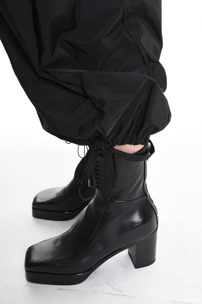 4B W5189 TROUSER Over Nylon Black WOMAN LA HAINE INSIDE US