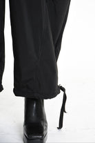 4B W5189 TROUSER Over Nylon Black WOMAN LA HAINE INSIDE US