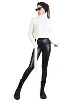 A34J LW61425 SWEATER Fineness 3 Black - Ecru