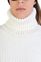 A34J LW61425 SWEATER Fineness 3 Black - Ecru