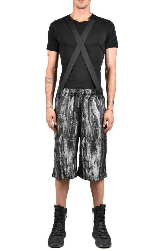 4M NEWYORKER23 Men's Black Shorts