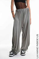 4M W5270 TROUSER Over Jersey Bamboo Grey