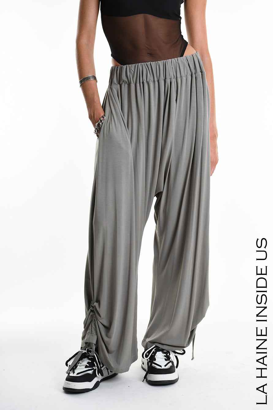 4M W5270 TROUSER Over Jersey Bamboo Grey