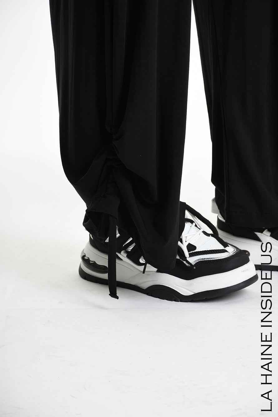 4M W5270 TROUSER Over Jersey Bamboo Black