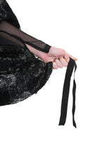 4P W5215 CAPE Asimmetric Hemp-Blend Jacquard Cloth UNISEX D Black LA HAINE INSIDE US