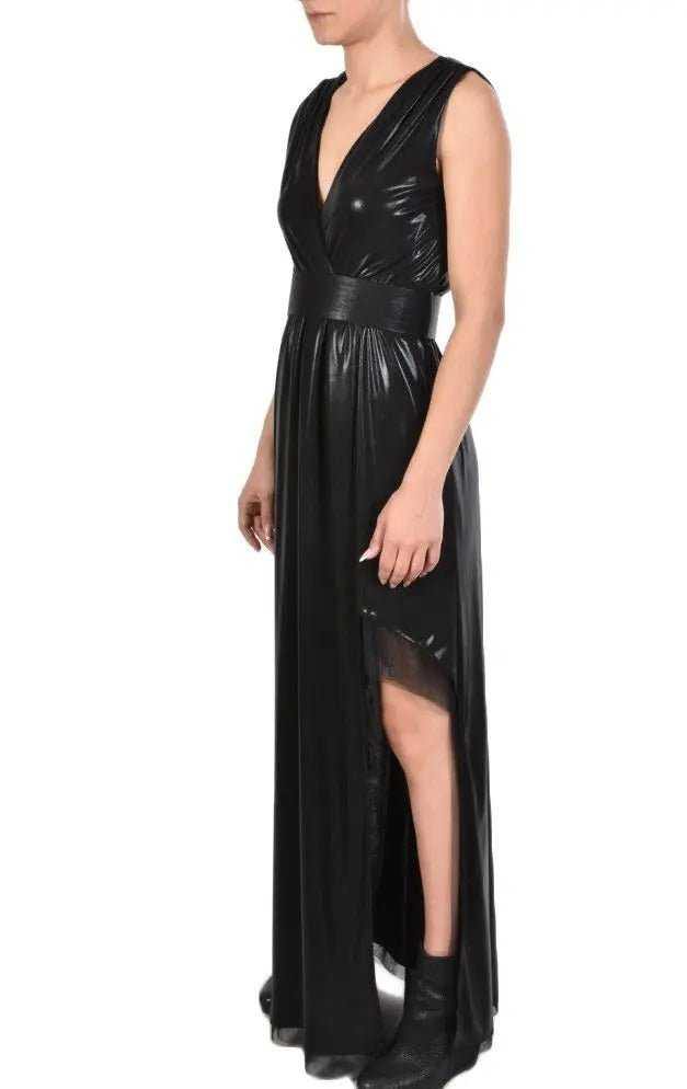 4R ENA21 BLACK Long dress