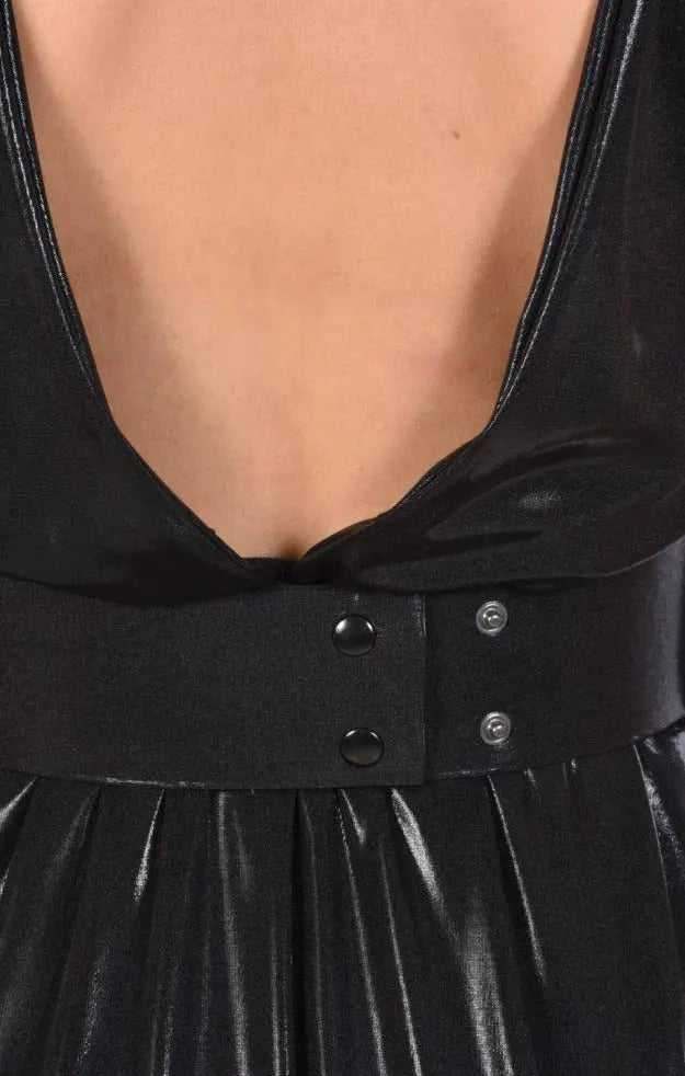 4R ENA21 BLACK Long dress