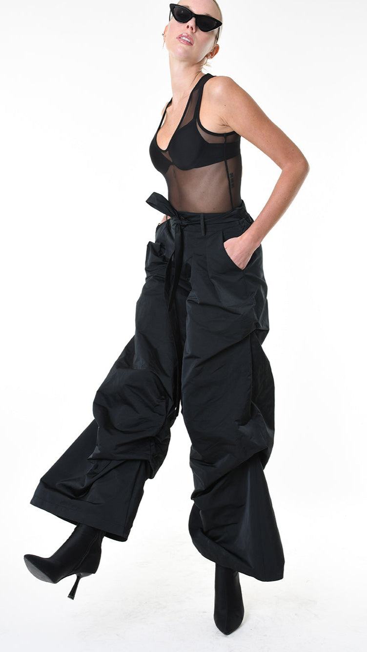 A34R LW85725 TROUSER Taffeta Black