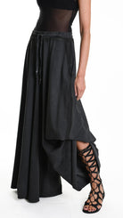 A34V W508125 TROUSER Wide Fleece Stretch Dyed Cold Grey