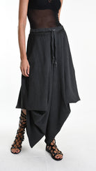 A34V W508125 TROUSER Wide Fleece Stretch Dyed Cold Grey