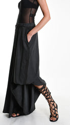 A34V W508125 TROUSER Wide Fleece Stretch Dyed Cold Grey