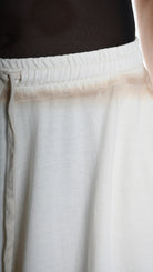 A34V W508125 TROUSER Wide Fleece Stretch Dyed Cold Sand