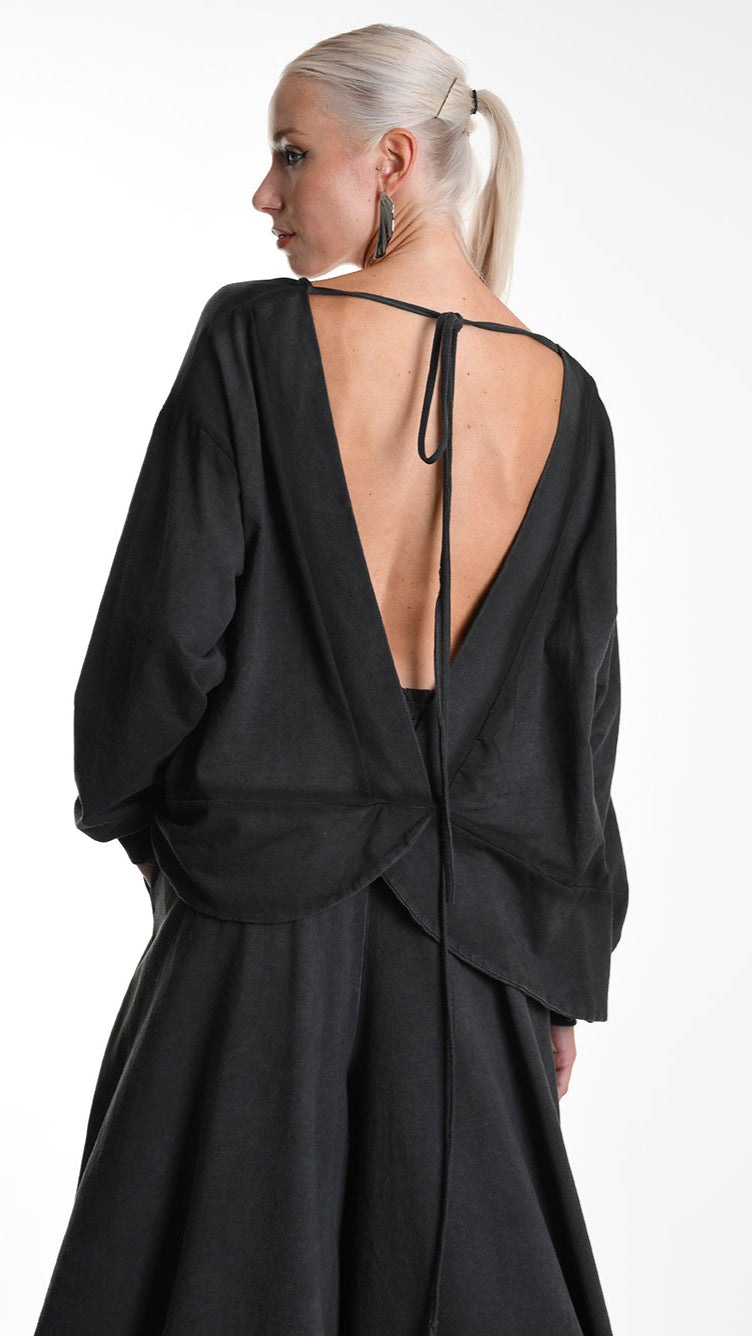 A34V W508225 FLEECE Over Stretch Dyed Cold Grey