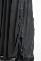 4V W5230 TROUSER Wide Fit Lyocell Jersey Dyed Cold Black WOMAN LA HAINE INSIDE US