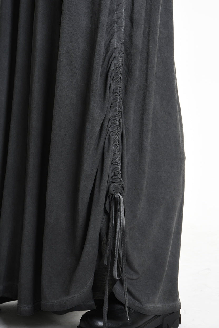 4V W5230 TROUSER Wide Fit Lyocell Jersey Dyed Cold Black WOMAN LA HAINE INSIDE US