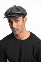 4Y W5514 HAT Nappa Leather Lined UNISEX U Black