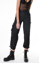 A34Z LW68825 TROUSER Rubberized Technical Fabric﻿ Stretch Black