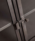 MUUBS High Cabinet Boston - Black Iron - W90xD40xH200 cm