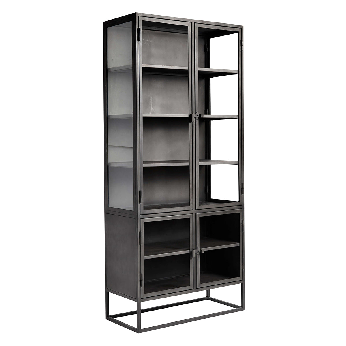 MUUBS High Cabinet Boston - Black Iron - W90xD40xH200 cm