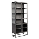 MUUBS High Cabinet Boston - Black Iron - W90xD40xH200 cm