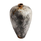 Jar Echo 100 - Rust Grey Terracotta Handmade Vase Ø56xH100 cm MUUBS - TEPHRA