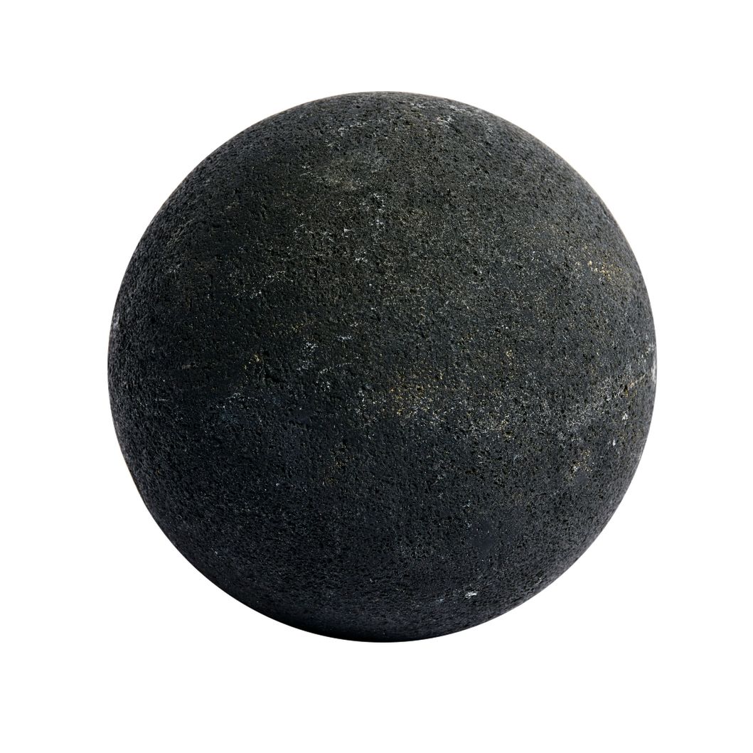 Ball Lava L - Black Lava stone - Ø15 cm MUUBS