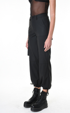 A34Z LW68825 TROUSER Rubberized Technical Fabric﻿ Stretch Black