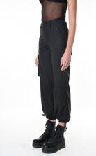 A34Z LW68825 TROUSER Rubberized Technical Fabric﻿ Stretch Black