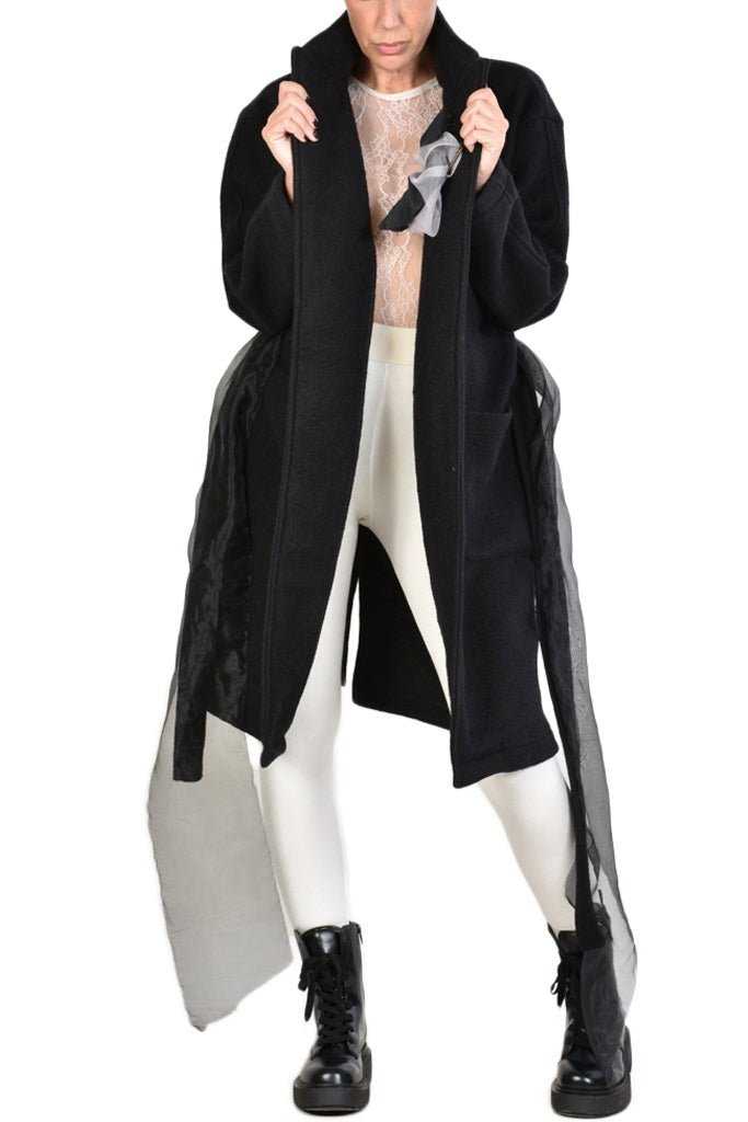 9B SM60TEPHRA1 Boiled Wool Coat 296 Coats & Jackets Jackets Woman SANTAMUERTE TEPHRA