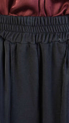 A39B SM18525 Cold Dyed Fleece & Black Satin PANTS