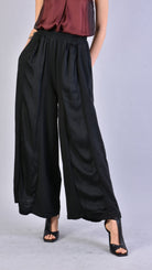 A39B SM18525 Cold Dyed Fleece & Black Satin PANTS
