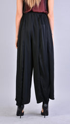 A39B SM18525 Cold Dyed Fleece & Black Satin PANTS