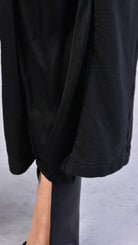 A39B SM18525 Cold Dyed Fleece & Black Satin PANTS