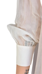 A39B SM19525 CHEMISIER In Viscose & Butter Silk