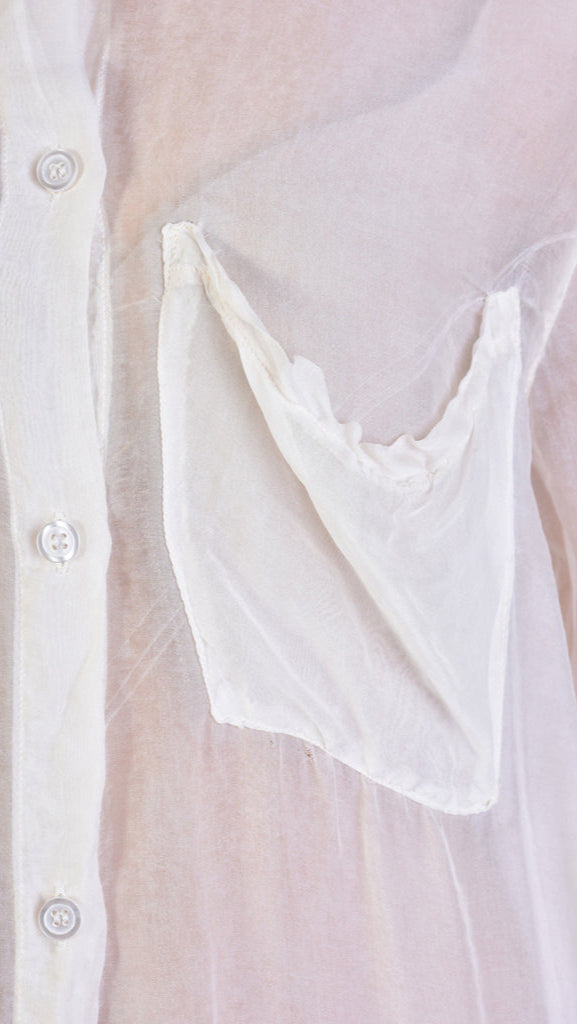 A39B SM19525 CHEMISIER In Viscose & Butter Silk