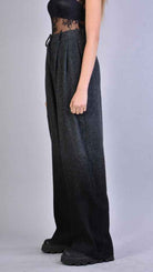 A39B SM2125  Low Crotch Trousers Grey