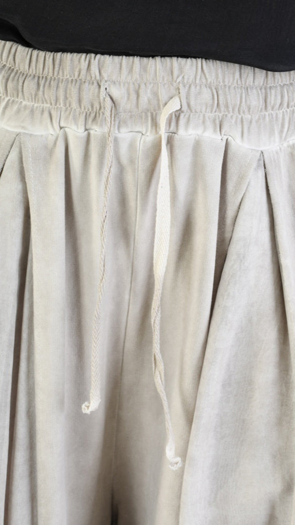 A39B SM27925 Desert Cotton & Viscose Silk Fleece PANTS