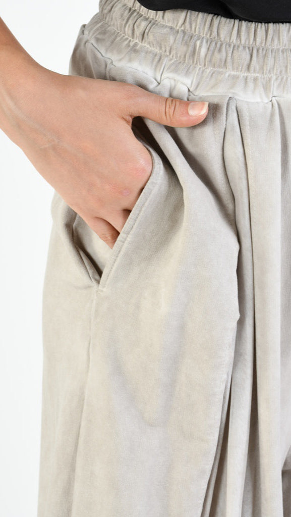 A39B SM27925 Desert Cotton & Viscose Silk Fleece PANTS