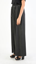 A39B SM27925 Gray Storm Cotton & Viscose Silk Sweatpants