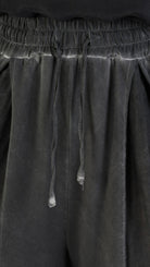 A39B SM27925 Gray Storm Cotton & Viscose Silk Sweatpants