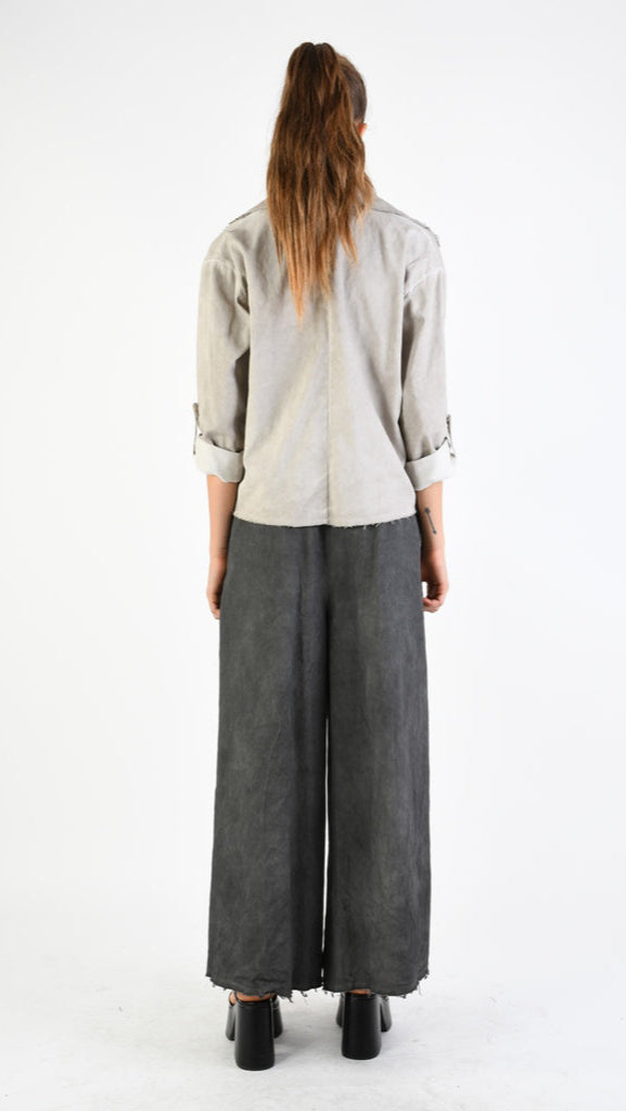 A39B SM29725 Oversized JACKET in Desert Cold Dyed Cotton Gabardine