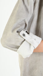 A39B SM29725 Oversized JACKET in Desert Cold Dyed Cotton Gabardine