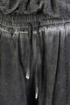 A39B SM31025 PANTS in Gabardine Cotton & Viscose Grey Storm