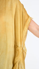 A39B SM35625 Over T-SHIRT in Cold Gold Dyed Silk Viscose