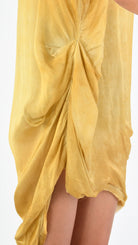 A39B SM35625 Over T-SHIRT in Cold Gold Dyed Silk Viscose