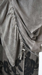 A39B SM42225 SHIRT Viscose Satin & Viscose Silk Green Tuscany - Grey