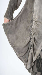 A39B SM42225 SHIRT Viscose Satin & Viscose Silk Green Tuscany - Grey