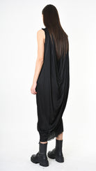 A39B SM45025 Dress Satin Viscose Grey - Black - Olive