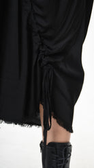 A39B SM45025 Dress Satin Viscose Grey - Black - Olive